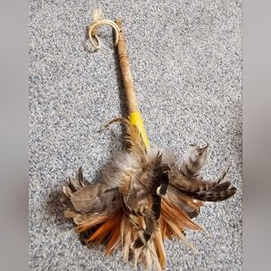 Vintage bamboo duster